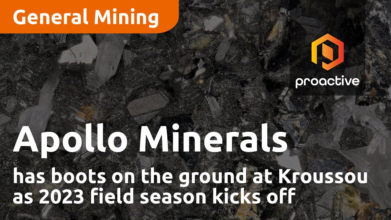 Apollo Minerals has boots on the ground at Kroussou as 2023 field season kicks off