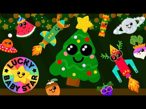 🌟 Holiday Mixtape: Christmas Sensory Videos for Babies & Toddlers! Baby Fruit & Space Rockets 🚀