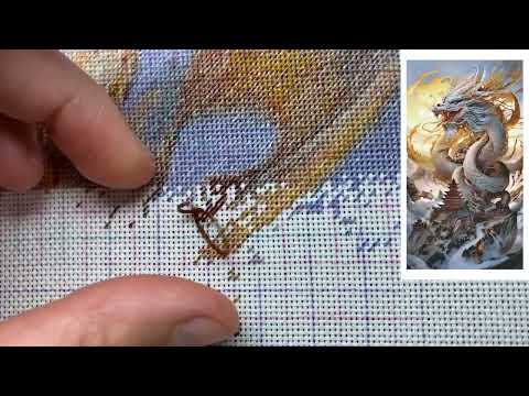 Stitch With Me Great Chinese Dragon ASMR No Talking