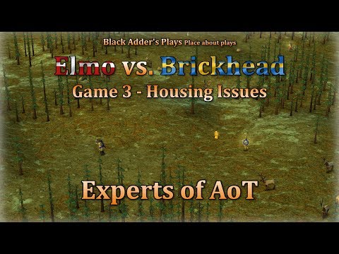 Experts of AoT: Housing Issues - Elmo vs. Brickhead, Game 3 - Zeus vs. Odin - Age of Mythology: TT