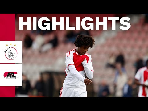 Highlights Ajax O18 - AZ O18 | Competitie