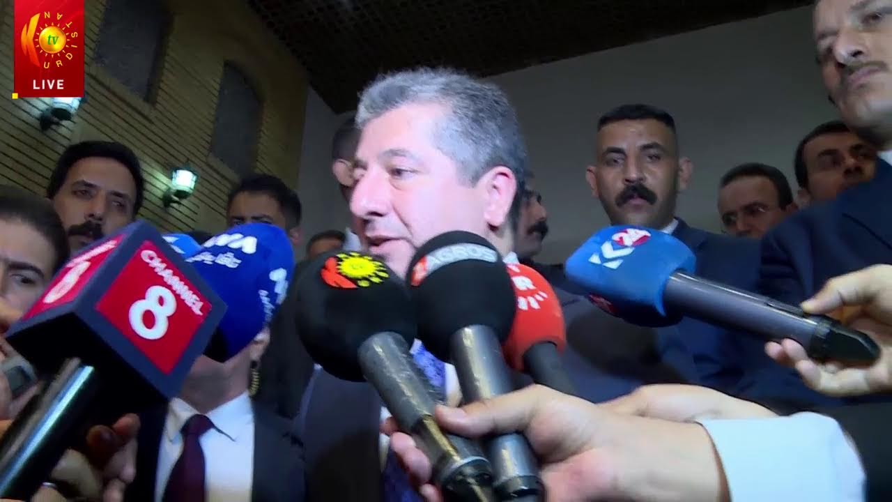 ڤیدیۆ | راستەوخۆ.. كۆنگرەی رۆژنامەوانی مەسرور بارزانی سەرۆكی حكوومەتی هەرێمی كوردستان لە بەغدا