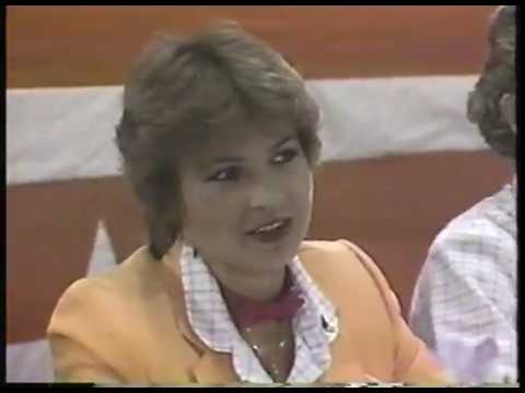 Olympics - 1984 - L A Games - Gymnastics - Womens Vault Individual 1st Vault - CHN Chen Yongyan