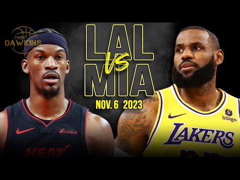 Los Angeles Lakers vs Miami Heat Full Game Highlights | Nov 6, 2023 | FreeDawkins
