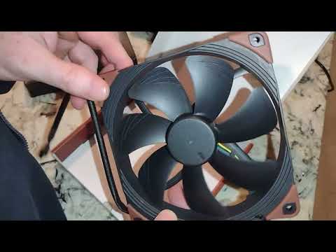 Unboxing Noctua NF-A14 iPPC-3000 PWM, Heavy Duty Cooling Fan, 4-Pin, 3000 RPM