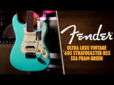 Fender American Ultra Luxe Vintage '60s Stratocaster HSS - Rosewood - Sea Foam Green image 11
