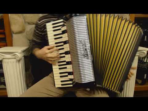 2824 - Black Royal Emperor Piano Accordion LMMH 41 120 $1195