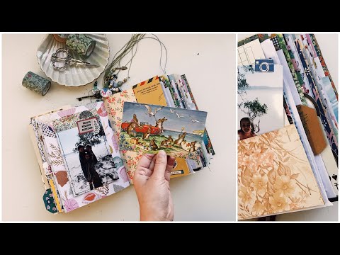 junk journal with me  process video ideas tips