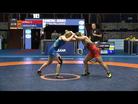 Repechage WW - 68 kg: D. LAPPAGE (CAN) v. A. CHERKASOVA (UKR)