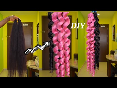 How-to: DIY Loose Curly Braiding Hair For Goddess...
