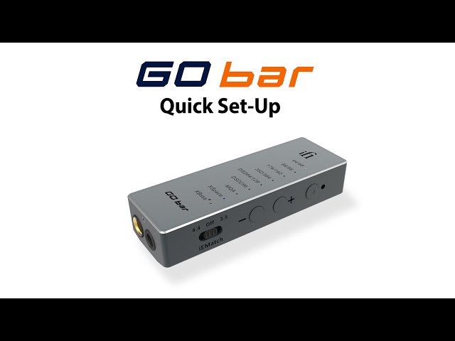 Vidéo teaser pour GO bar Quick Set-Up Guide