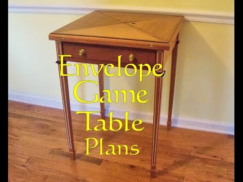 Envelope Game Table Plans