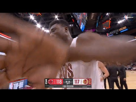 Thomas Bryant slaps camera away after game winner attempt gets blocked in preseason