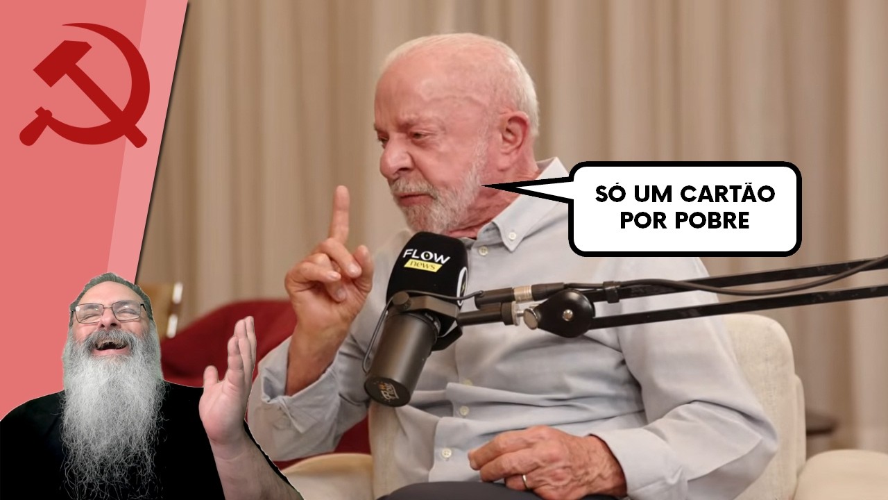 LULA no FLOW PODCAST quer PROIBIR POBRE de TER MAIS de UM CARTÃO: "SENÃO GASTA DEMAIS": FALA MAIS!