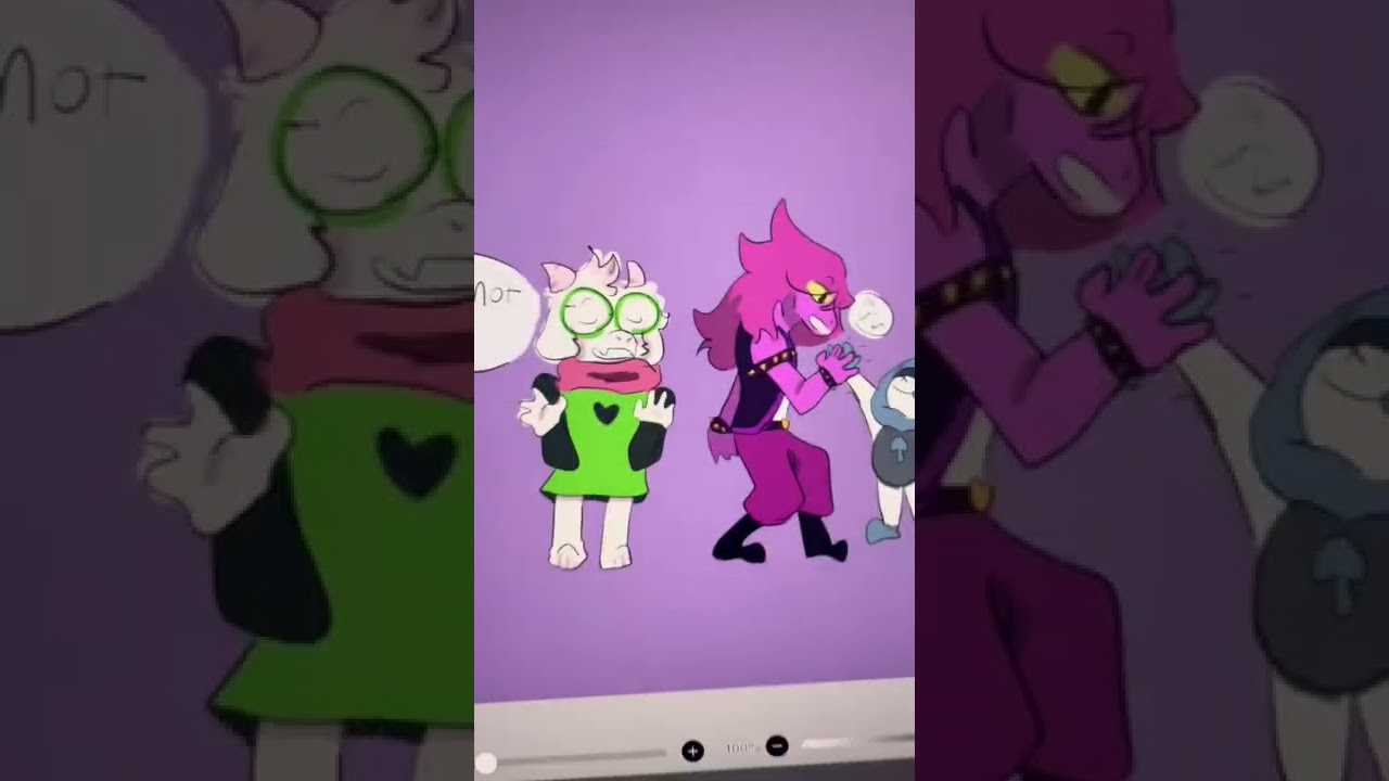 Ralsei Tested it 👍 #deltarune #ralsei #kris #susie #lancer #spamton