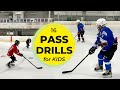 Passing Drills for 2 Hockey Players [Basic & Advanced Skills]