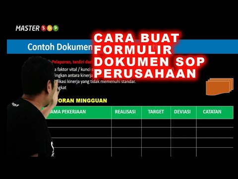 Inilah Cara Buat Formulir Dokumen SOP Perusahaan