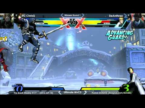 The Break #177   UMvC3 W1   FC ChrisG VS DeAnthrax