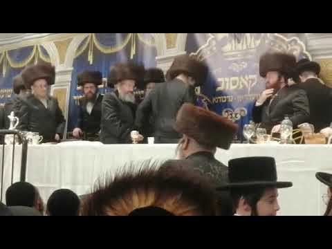 Kosov Wedding Attended By Viznitz BP & Viznitz Yerushalayim Rebbes - Cheshvan 5783