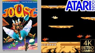 Joust Atari 5200 4k Gameplay