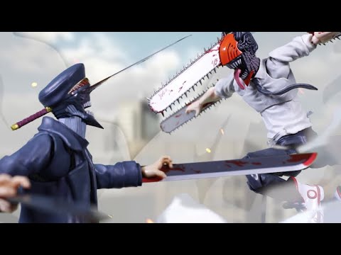 stop motion チェンソーマン VS サムライソードchainsaw man vs katana man