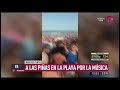 VIDEO Mardel: por la música al taco se agarraron a trompadas y algunos aprovecharon para manotear los bolsos
