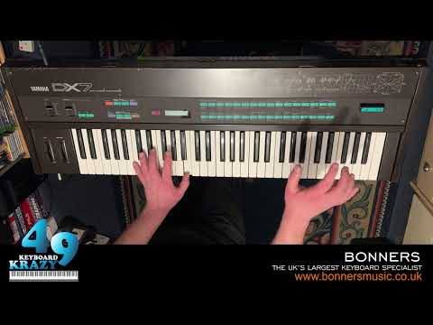Yamaha DX7 Synthesizer - 64 Sound Patches From VRC-101 ROM Cartridge (Group A & Group B)