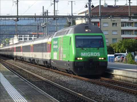 Swiss Train Spotting On 21/8/17