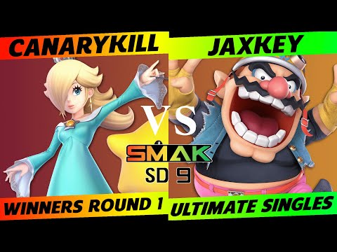 SMAK-SD9 Winners Round 1 - CanaryKill (Rosalina & Luma) vs. Jaxkey (Wario) - SSBU