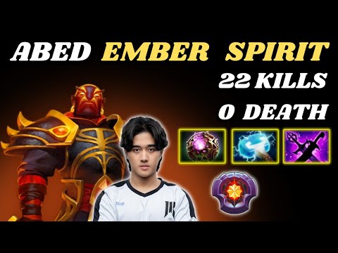 🔥 ABED Ember Spirit Midlane Highlights 0 DEATH 🔥 KOTL Deleted EZ Mid EZ Game - Dota 2