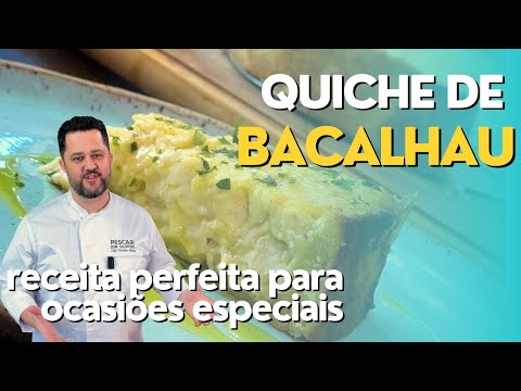 Quiche de bacalhau: receita perfeita para ocasiões especiais