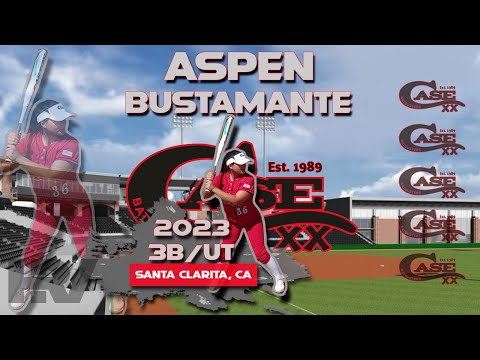 2023 Aspen Bustamante  🥎 Third Base and Utility, Softball Skills Video - Case Batbusters
