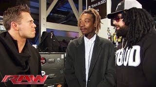 Damien “Wizdow” shows off his rap skills for Wiz Khalifa: Raw, March 9, 2015