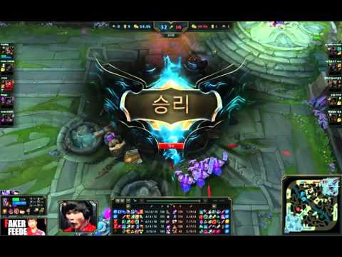 Faker Yasuo Mid vs Twisted Fate Faker Feeder HL ✔30