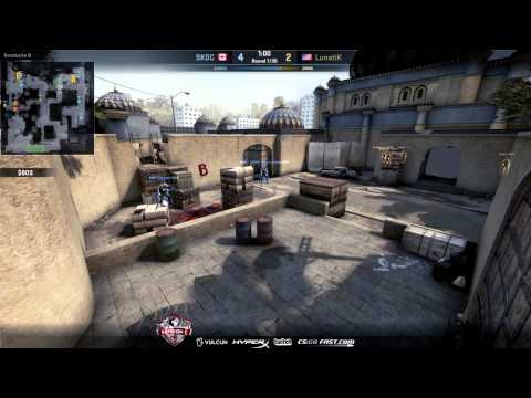 PGL Season1: SKDC vs LunatiK (Dust2 Game 1)