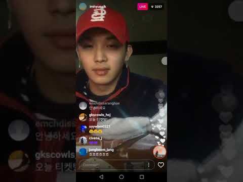 11292017 @imhyunsik BTOB IG Live feat. @jongbeom_jung