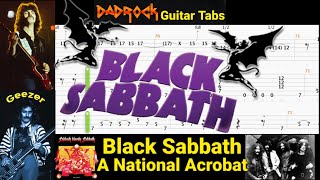 A National Acrobat - Black Sabbath - Guitar + Bass TABS Lesson