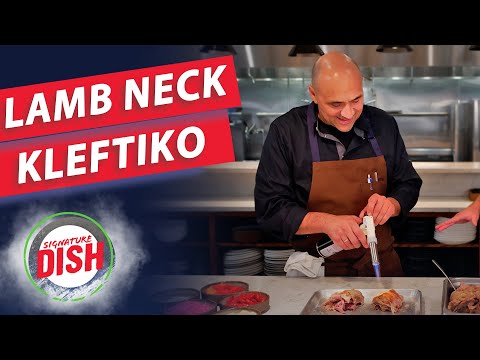 Watch MELINA Make a Traditional Lamb Kleftiko with a Blowtorch | Signature Dish