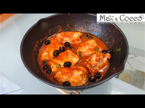 POLLO alle OLIVE in PADELLA - Pronto in 55 Minuti