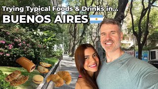Trying Typical Foods & Drinks in Buenos Aires, Argentina | Travel Fitness 🇦🇷