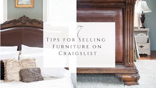 7 Tips for Selling on Craigslist
