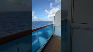 Good morning from our Balcony onboard Caribbean Princess #youtube #cruise  #vlog  #familychannel