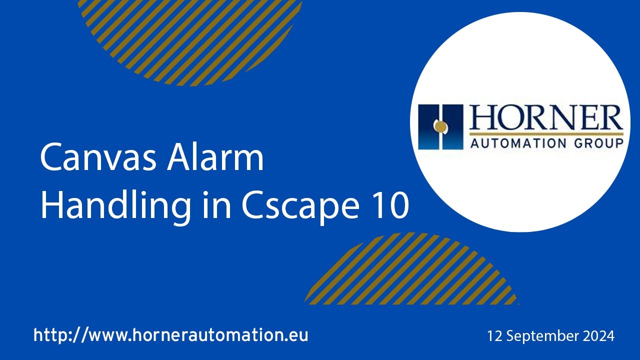 Canvas Alarm Handling in Cscape 10