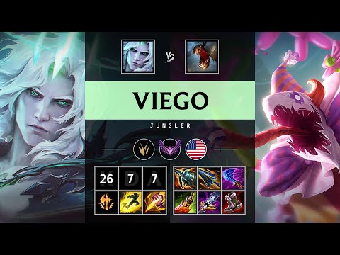 Viego Jungle vs Fiddlesticks: Triple Kill, Godlike - NA Master Patch 14.16