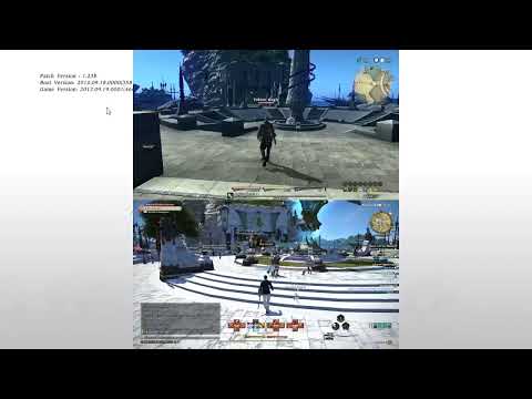 Final Fantasy XIV 1.0 vs 2.0 - Limsa Lominsa Plaza Comparison (Recorded Nov 2022)