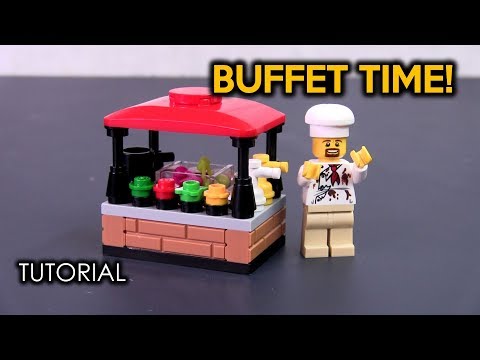 How to Build a LEGO Salad Bar Buffet