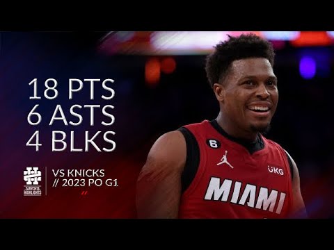 Kyle Lowry 18 pts 6 asts 4 blks vs Knicks 2023 PO G1