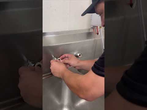 T&S Brass Faucet #plumber #plumbers #shortvideo #diy #plumbing #homeimprovement #construction #short