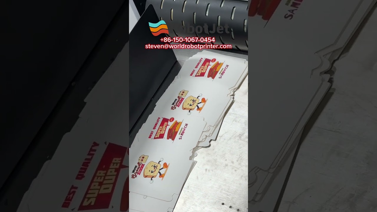 Print any packaging with the SINGLE PASS DIGITAL PRINTER by  ROBOT JET