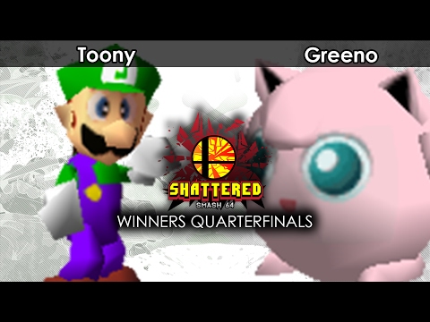 Smash 64:  Toony (Luigi) V R3$T | Greeno (Jigglypuff) - Shattered 44 Tournament SSB64